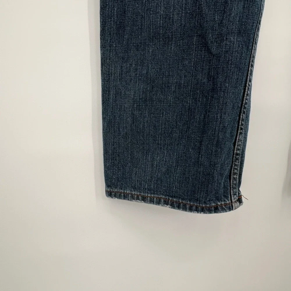 Levis 569 Loose Straight Jeans Mens 40x30‎ Medium Wash Blue Denim Baggy